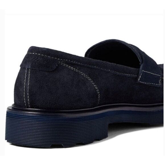 The Goodman Brand Men’s Navy Lexington Suede loafer Size 10.5 - Picture 3 of 10